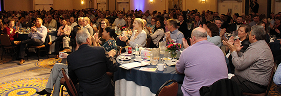 MEMIC employees at the 2019 MEMIC all employee luncheon.