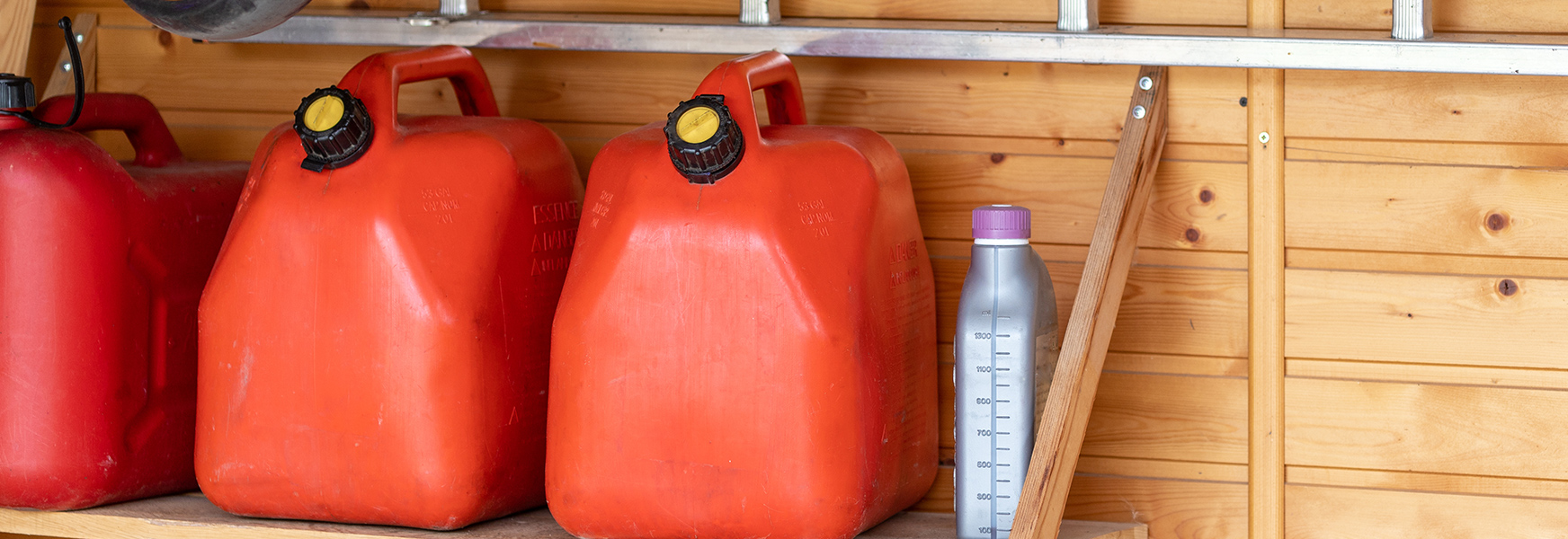 how to safely store gasoline in a garage